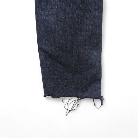 Paige Verdugo Ultra Skinny Raw Hem Dark Wash Denim Jeans Women's 26 - Picture 10 of 11